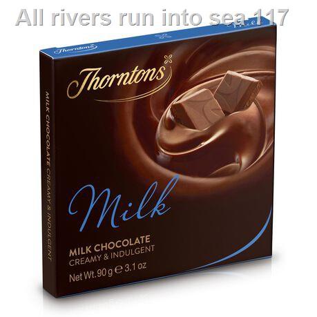 ♠☄✐Thorntons Milk Chocolate 90g ทอร์นเติ้นส์ ช็อกโกแลตนม 90กรัม