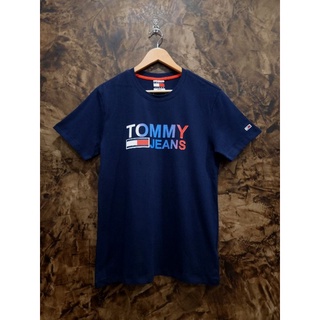 Tommy เสื้อยืดทอมมี่สีน้ำเงิน (งานแบรนด์พร้อมส่ง)