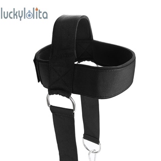 Luc-Head Harness Neck Strength Exercise Belt Weight Lifting Fitness Sports Chain Strap