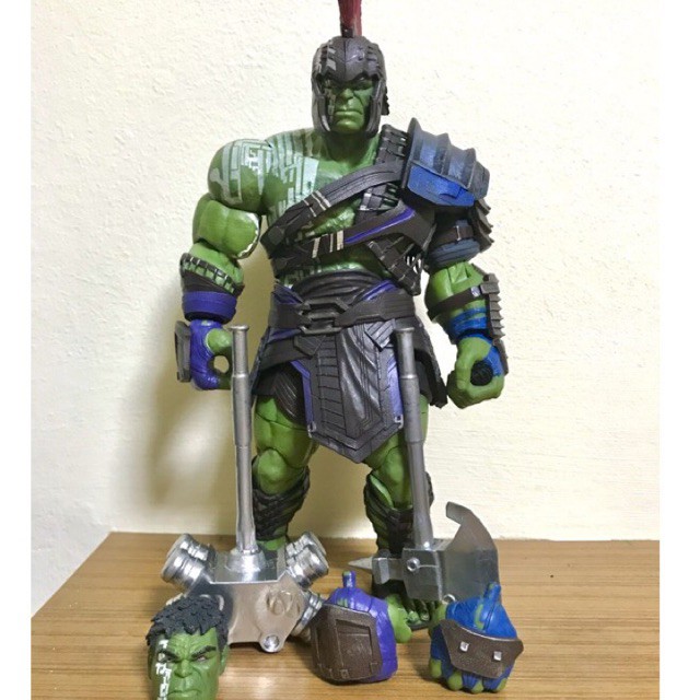 Gladiator Hulk Marvel select MS ทำสีอาวุธใหม่ diamond select action figure ฮัค ragnarok