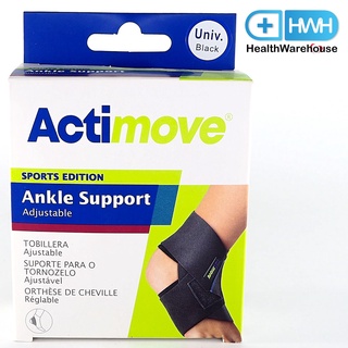 Actimove Ankle Support ADJUSTABLE Sports สีดำ