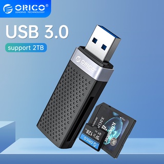 Orico Card Reader USB 3.0 SD TF Card Reader อะแดปเตอร์การ์ดรีดเดอร์ USB 3.0 2 ช่อง สําหรับแล็ปท็อป TF SD Micro SD