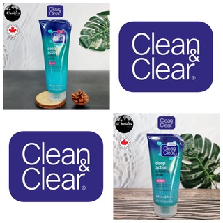 [Clean &amp; Clear] Deep Action Exfoliating Scrub 198g คลีน แอนด์ เคลียร์ สครับขัดผิวหน้า สครับขัดผิวอย่างล้ำลึก