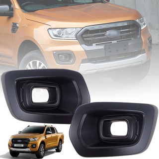 ครอบไฟตัดหมอก ครอบสปอร์ตไลท์ รุ่น ฟอร์ด เรนเจอร์ FORD RANGER Wildtrak ปี 2018 - 2020 สีดำ 1 คู่