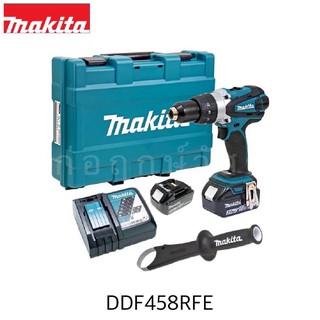 MAKITA สว่านไขควงไร้สาย DDF-458RFE (งานหนัก) 18V