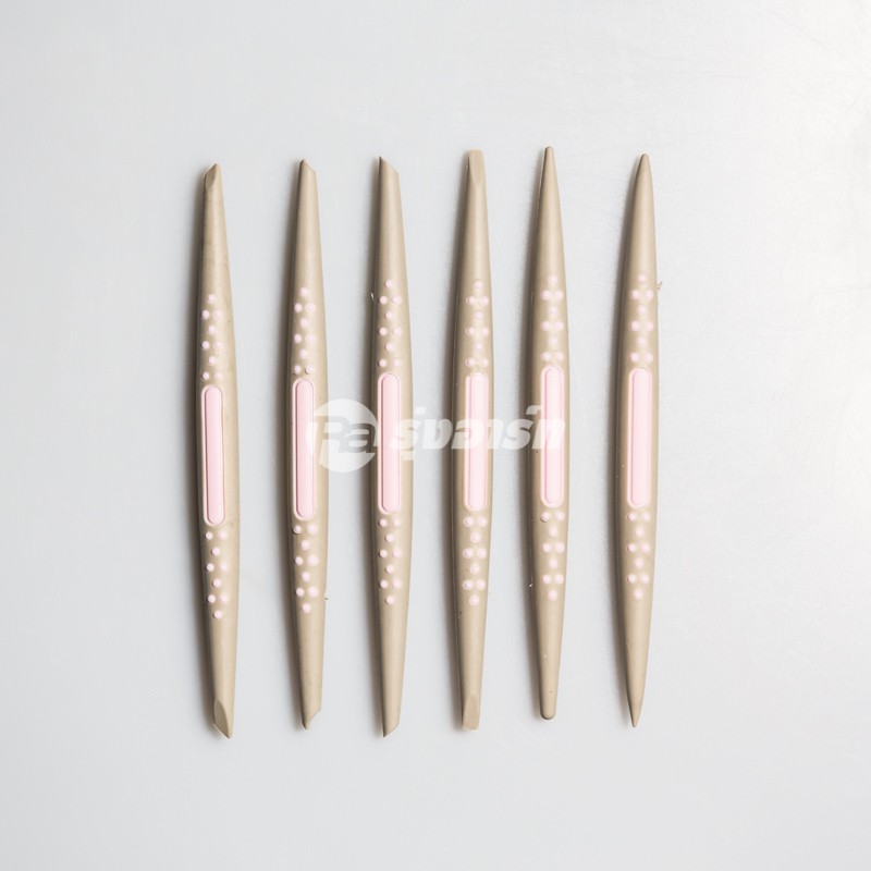 พายยางปั้น ไม้แต่งดินปั้น D-13 (6 ชิ้น) สำหรับงานปั้น ดินน้ำมัน ดินญี่ปุ่น อีพ็อกซี่ปั้น ดินไทย