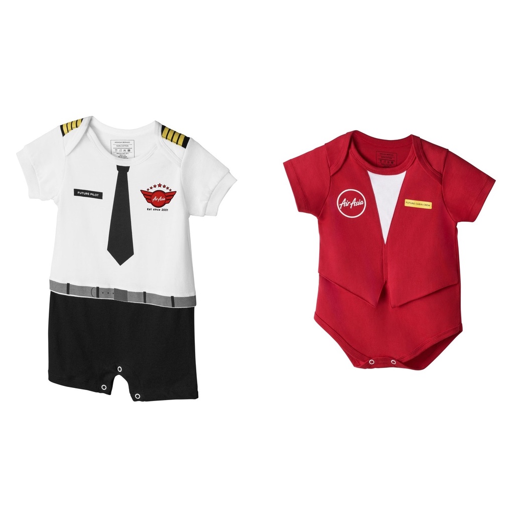 ชุดรอมเปอร์นักบิน/ลูกเรือ AirAsia ‍ ️ ‍ ️