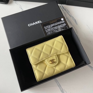 NEW CHANEL SHORT WALLET WALLET CAVEAR