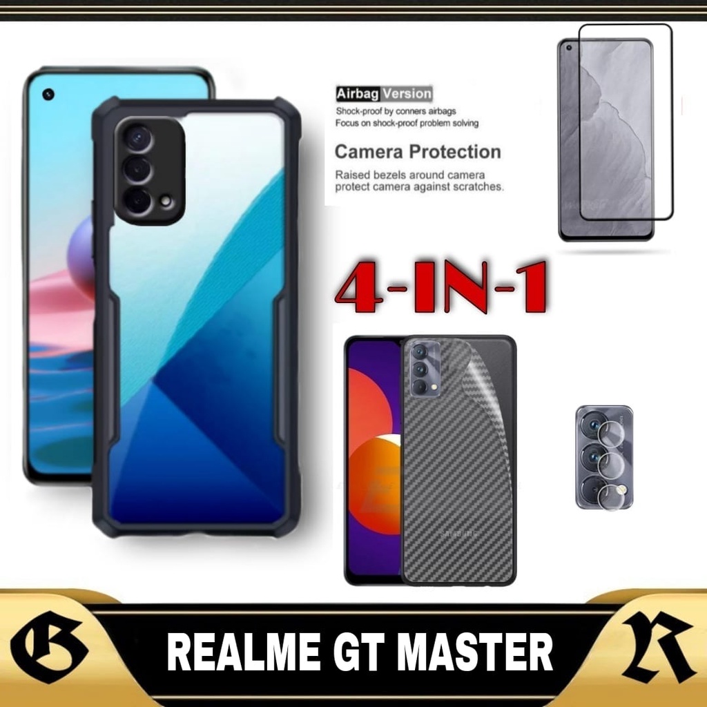 LAYAR 4in1 กรณีแพคเกจ Realme GT Master Realme C25Y C21Y C21 C20 C15 C25 NARZO 20 NARZ0 30 NARZ0 20 P