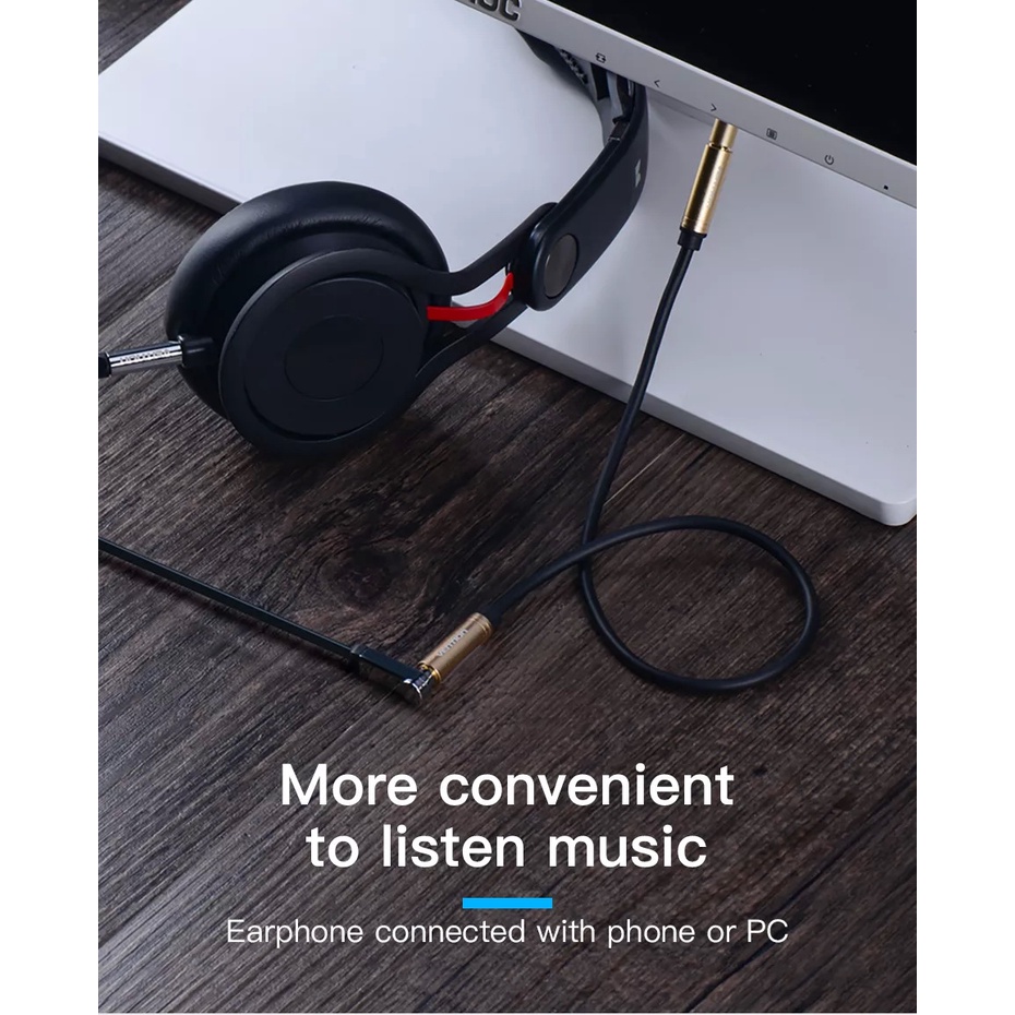 Vention(BFABY) 3.5mm Audio Splitter Cable for Computer Laptop 3.5mm Female to Female