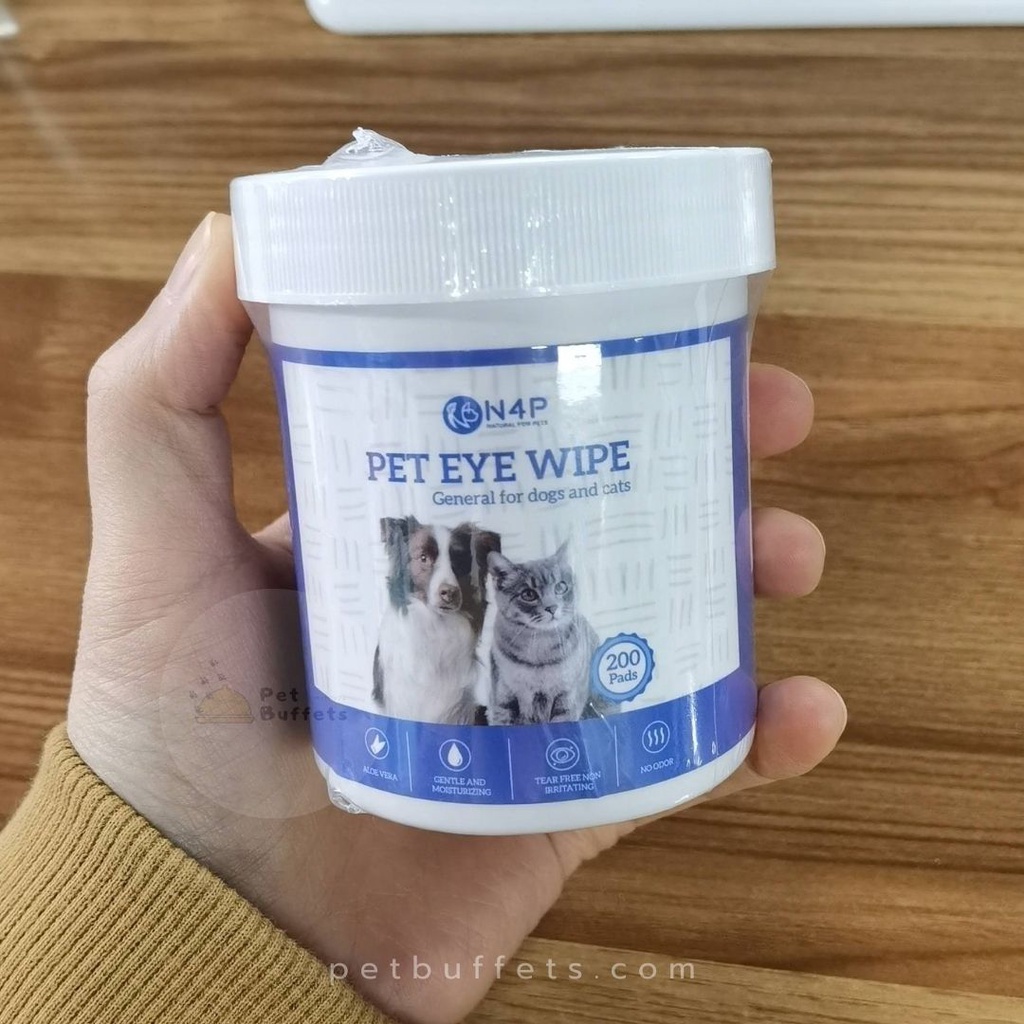 SOPAW Pet Eye Wipes แผ่นเปียกเช็ดรอบดวงตา ใช้ได้ทั้งสุนัขและแมว