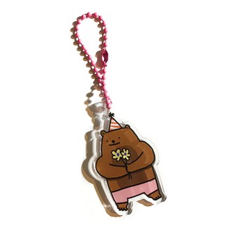 ssktmmee -  keyring1 (bear and flower)