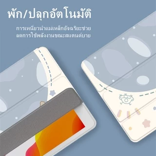 เคสไอเเพด ที่มีช่องเสียบปากกา ฝาหลังแบบใส For pad 9.7 gen5/6 gen7/8/9 Air1/2 Air4/Air5 Gen10/11 A16 pro11 Pro13 Air6/7