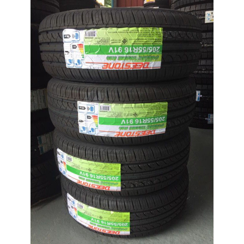 205/55R16 ยี่ห้อ DEESTONE รุ่น R20 ปี2023 จำนวน 1 เส้น ส่งฟรีทั่วประเทศ