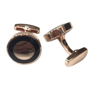 (ใช้โค้ด DETJAN30 ลดเพิ่ม 30%) คัฟลิงค์ Cufflink กระดุมข้อมือสีโรสโกลด์งานสแตนเลสเกรดส่งออกคุณภาพพรีเมียม