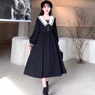 เดรสโลลิต้า/ชุดนักเรียนโลลิต้า/เดรสเกาหลี