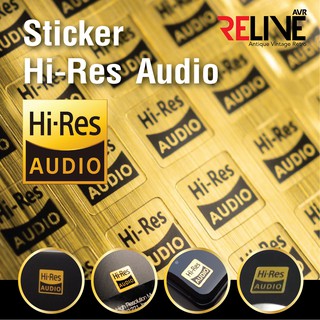 สติ๊กเกอร์ Hi-Res Audio  🎧📱 Sticker Hi RES Audio