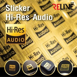 สติ๊กเกอร์ Hi-Res Audio 🎧📱 Sticker Hi RES Audio