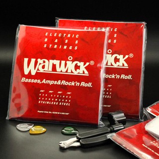 (ส่วนลดสินค้า🔥) USA. ของแท้100% 4 สายเบส Warwick U.S.A  สำหรับเบส 4 สาย เบอร์  (040 .060 .080 .100)