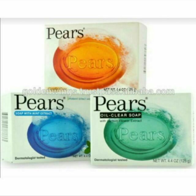 Pears Transparent Soap (Pure & Gentle) 100 g. สบู่แพร์ เพียวแอนด์เจนเทิล