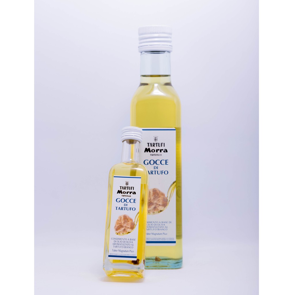 ราคาพิเศษ-พร้อมส่ง น้ำมันเห็ดทรัฟเฟิลขาว Tartufi Morra White Truffle Oil 55ml & 250ml.