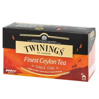 ﻿Twinings Finest Ceylon Tea ทไวนิงส์ ไฟเนตส์ ซีลอน ชาอังกฤษ 2กรัม 25ซอง