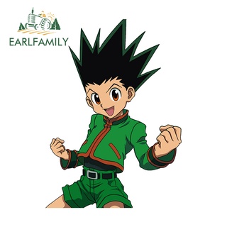 Earlfamily สติกเกอร์ ลายการ์ตูน Hunter x Hunter ขนาด 13 ซม. x 9.3 ซม. สําหรับตกแต่งเครื่องปรับอากาศรถยนต์ แล็ปท็อป