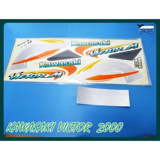 KAWASAKI VICTOR VICTOR-M year 2000 BODY STICKER SET  / สติ๊กเกอร์ตัวรถ คาวาซากิวิคเตอร์ ติดรถได้ทุกสี งานเคลือบเงา คมชัด