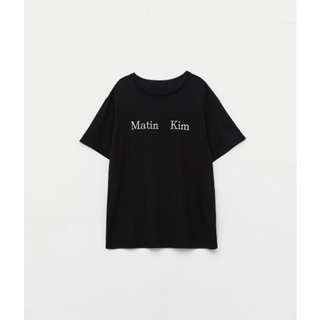 PREORDER- เสื้อยืด MATIN KIM LOGO T-SHIRT IN BLACK