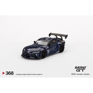 MiniGT No. 368 HKS Toyota GR Supra (A90) Downshift Blue