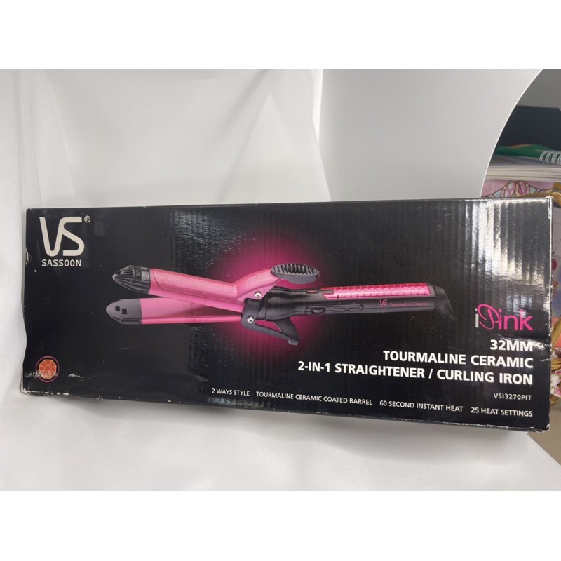 เครื่องหนีบผมตรง/ม้วนผมลอนขนาด 32 มิล VS Sassoon แท้