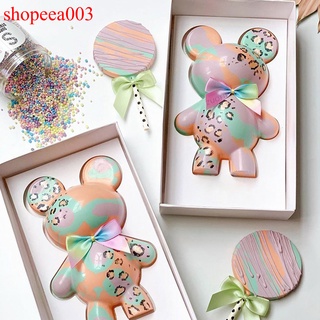 Shopeea003 แม่พิมพ์เค้กช็อคโกแลตรูปหมีขนาดใหญ่