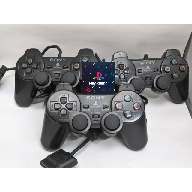 คอนโทรลเลอร์ Dualshock 2 (PS2) คุณภาพ SONY สินค้าสังกะสีญี่ปุ่น - มือสอง