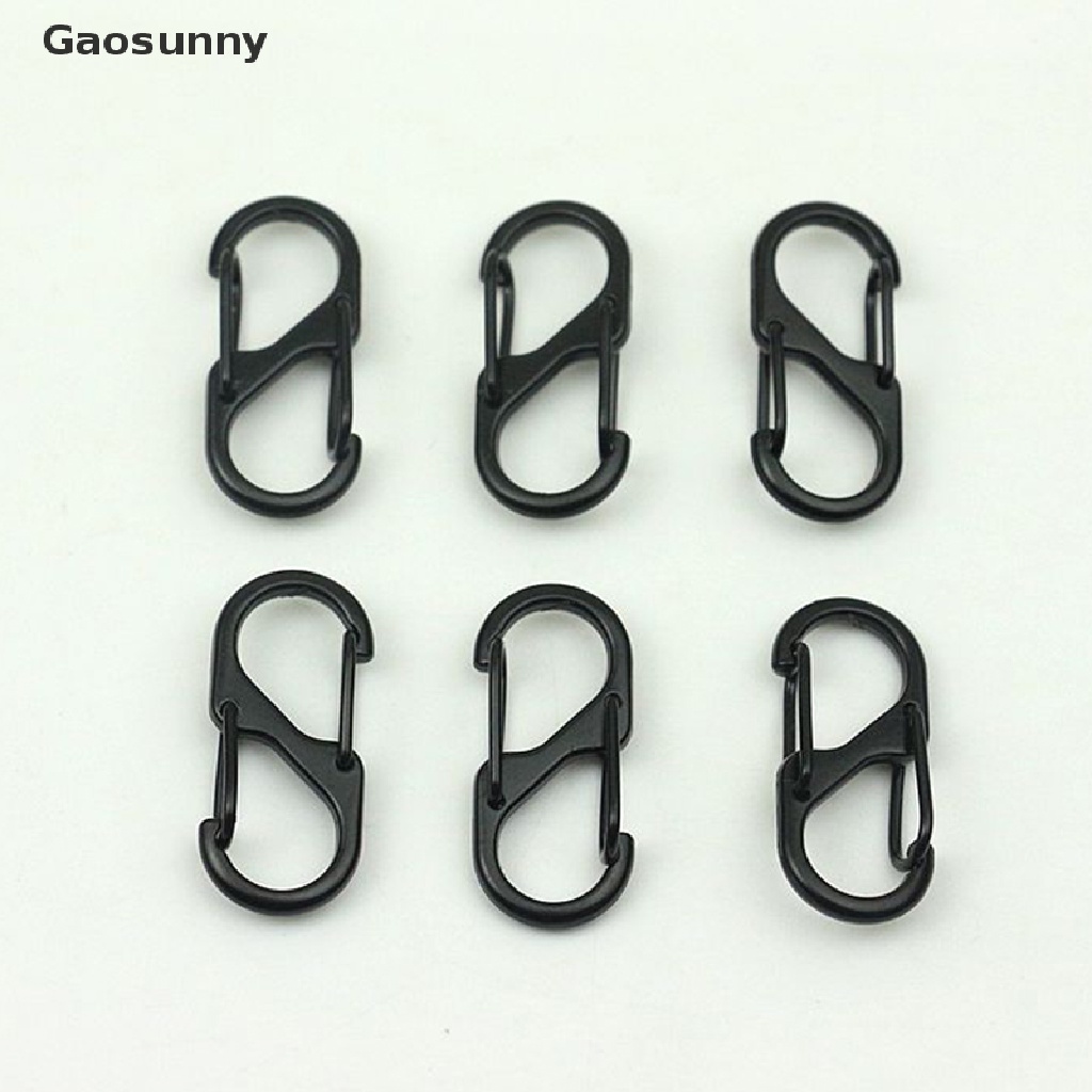 Gaosunny ตะขอล็อคพวงกุญแจสแตนเลส S Type Carabiner #6