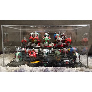 ♨️ USED Kamen Mask Rider &amp; Light Up Base &amp; Belts Tribute Collection Showa - Heisei Bandai หัวมด หัวมดแดง หัวมดเอ็กซ์​