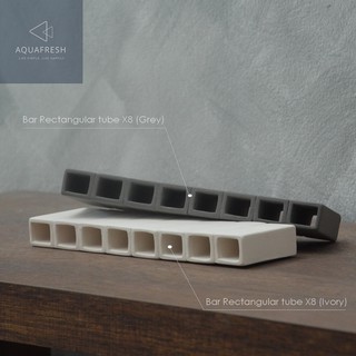 Bar Rectangular tube X8 ท่อเซรามิคสี่เหลี่ยมผืนผ้า ต่อติดกัน 8 ช่อง ขนาดกว้าง 24.5 cm x ยาว 7 cm xสูง 2.5 cm