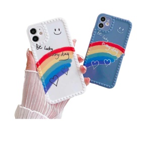 เคสโทรศัพท์ ลายรุ้ง หน้ายิ้ม สำหรับ Vivo Y15S Y15A Y21 Y21S Y33S Y31 Y51 Y51A 2020 V21 V21E 4G V20 V20SE V5 V5S Lite Plus S1 Pro X50 V9 V11i Y65 Y81 Y17 Y15 Y12 Y12i Y11 Y19 Y12S Y20S G Y20 Y20A Y12A 2021 Y20i Y30 Y30i Y50 Y91C Y1S Y91 Y93 Y95