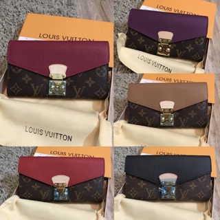 Lv wallet long bag hi-end 1:1 มี 5 สี สวยงาม หนังแท้