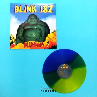 (ส่งฟรี) แผ่นเสียง Blink 182 - Buddha (Limited Yellow, Green &amp; Blue Vinyl)