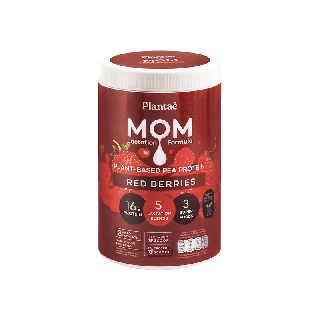 [ลดเพิ่ม130.-"HWPLT33"] No.1 Plantae MOM Pea Protein รส Red Berries 1 กระปุก : FOR MOM Plant based PEA Protein สำหรับแม่