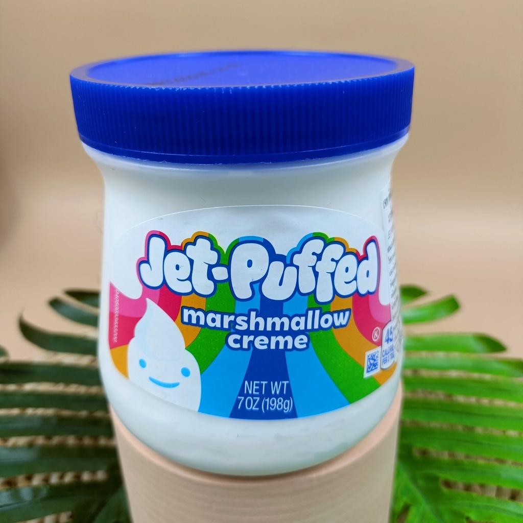 พรีออเดอร์ !! Kraft Jet Puffed Marshmallow Creme 198 g.  มาร์ชเมลโลว์