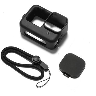 Protective Soft Silicone Case + Lens Cap for GoPro Hero 9 Black ยางซิลิโคนเคสพร้อมฝาปิดสำหรับ GoPro Hero 9 Black