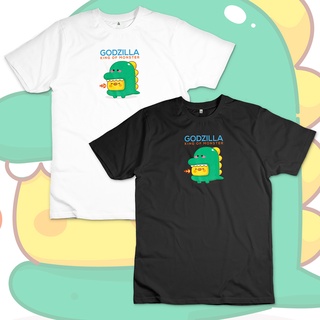 เสื้อยืด แขนสั้น ลายการ์ตูน น่ารัก godzilla ก๊อดซิล่า ผ้า cotton100% #32 by HOT BASIC