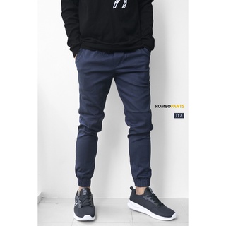 ☁۞⊕กางเกงจ๊อกเกอร์ RomeoPants ผ้ายืดCottonspandex Jogger Pants กางเกงขาจั๊ม