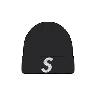 Supreme New Era Swarovski S Logo Beanie Black