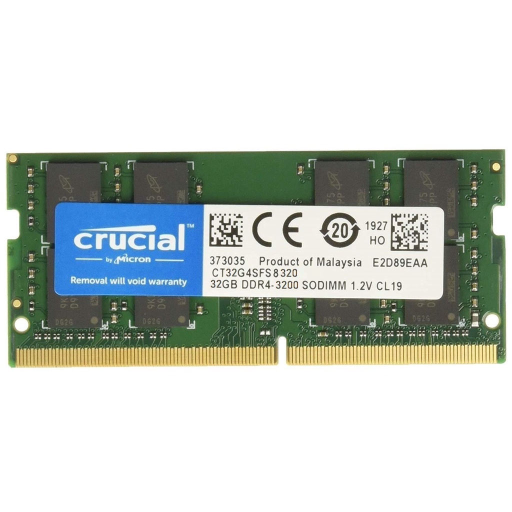 Crucial 32GB DDR4 3200MHz Notebook SODIMM - legendshopeemall - ThaiPick