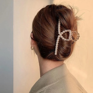 Women Korean INS Style Metal Elegant Pearl Hair Clips