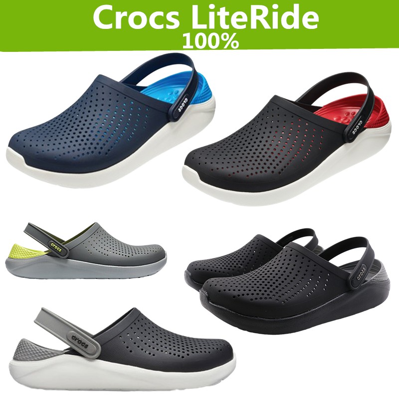 【จัดส่งรวดเร็วภายใน 24 ชั่วโมง】ส่งจากกรุงเทพ Crocs LiteRide Clog แท้ หิ้วนอก ถูกกว่าshop Crocs Literide Clog Unisex Basi