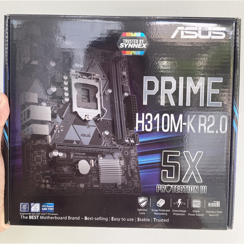 [มือ 1] Mainboard Asus Prime H310M-K R2.0 ของแท้ 100% มือ 1 ประกันศูนย์ Synnex