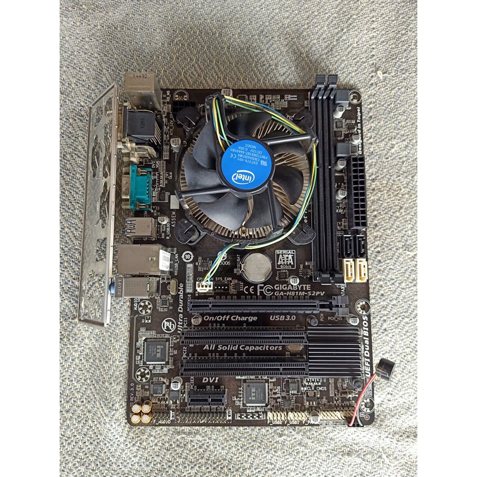 Cpu Intel Pentium G3440 @ 3.30 GHz + Mainboard Gigabyte H81M-S2PV Socket 1150